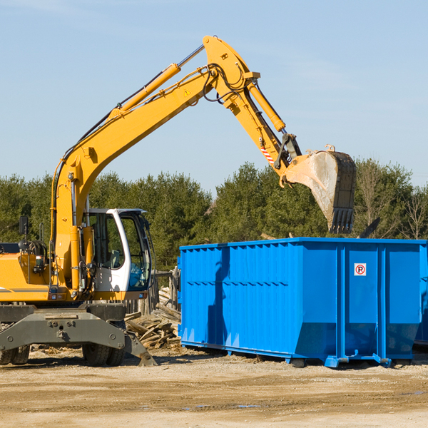 are there any restrictions on where a residential dumpster can be placed in Glen Elder